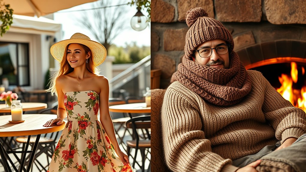 seasonal clothing and comfort