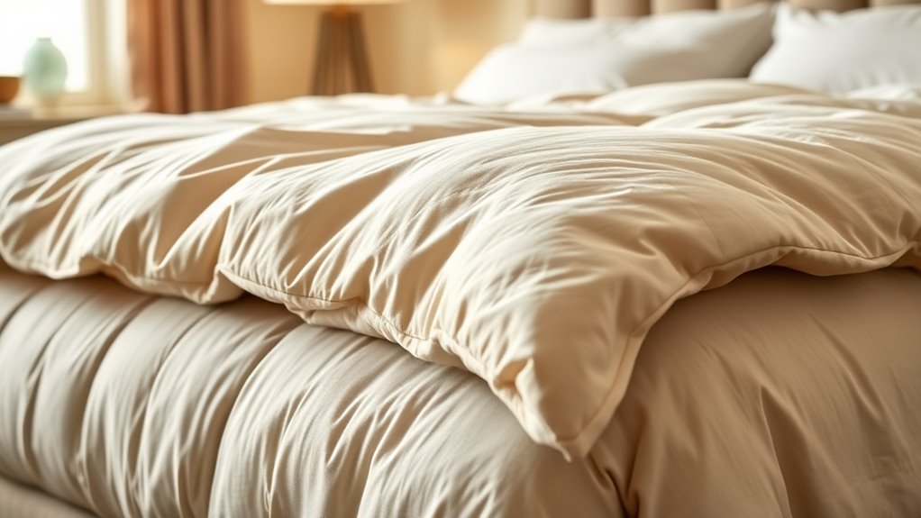 seasonal comforter size adjustment