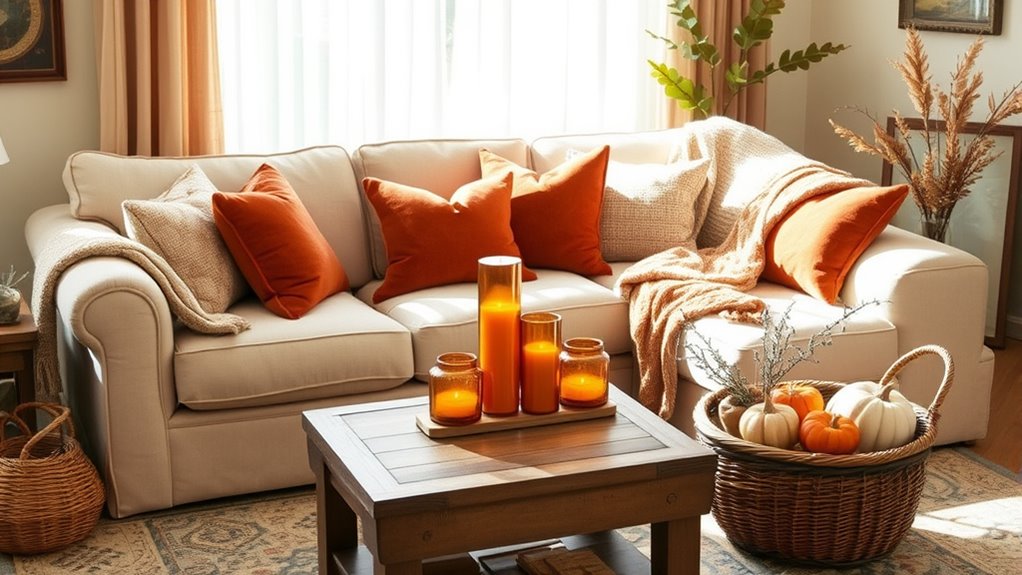 seasonal fall decor accents