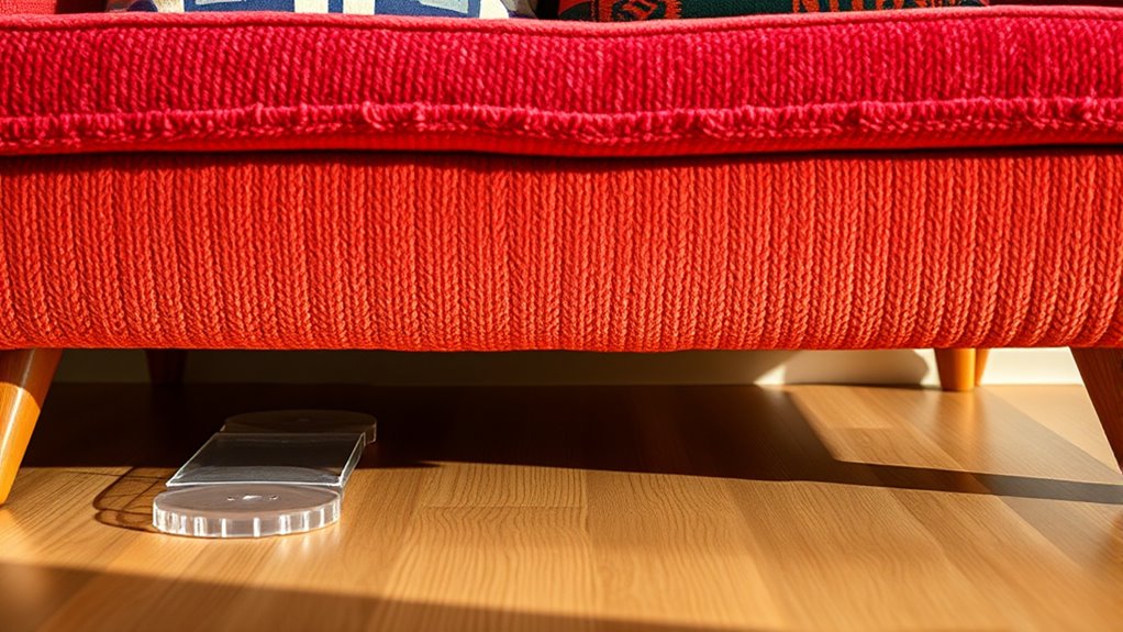 secure furniture with grips