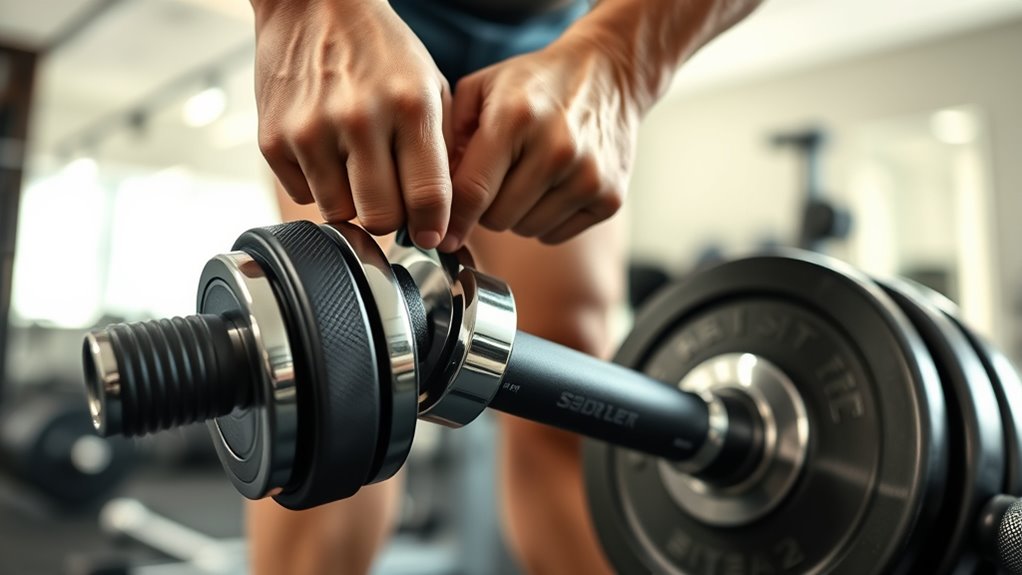 secure weights before lifting