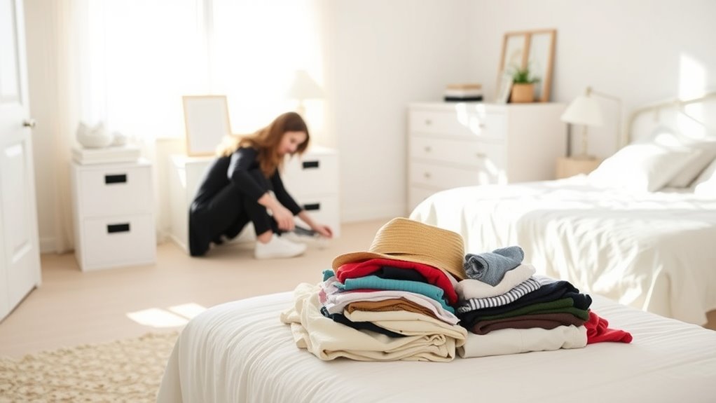 set manageable decluttering goals