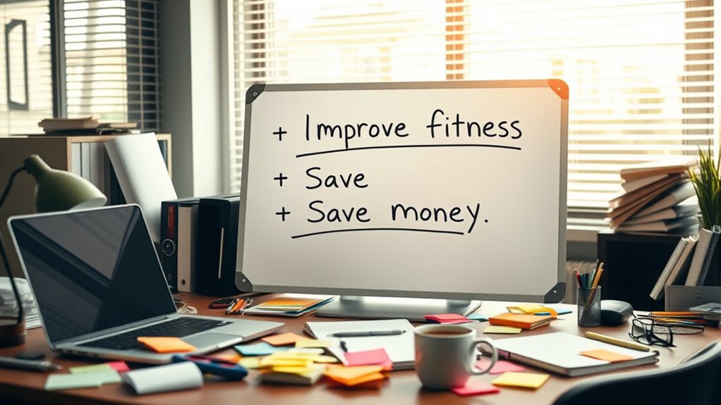 set measurable goal benchmarks