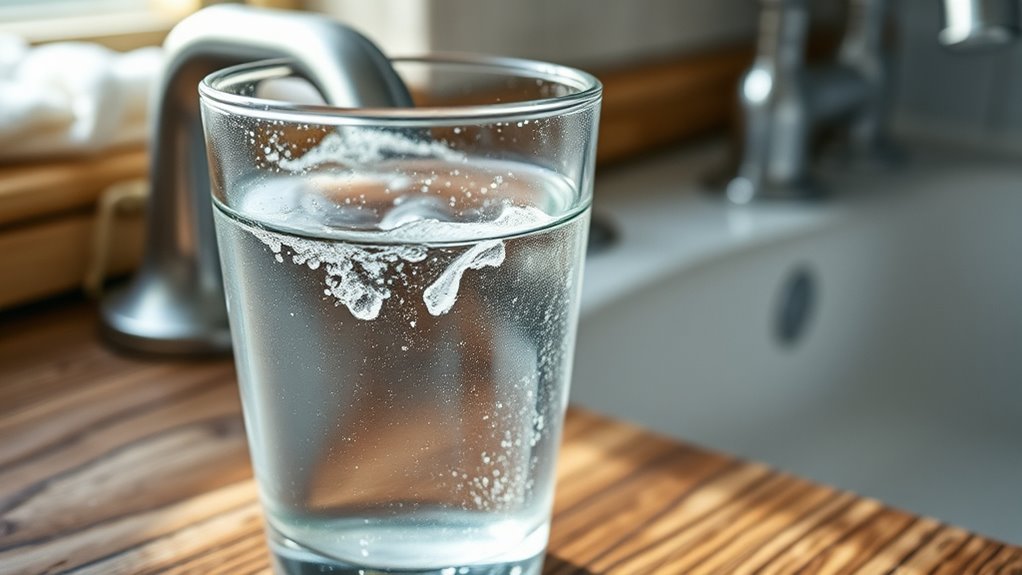 signs of hard water damage