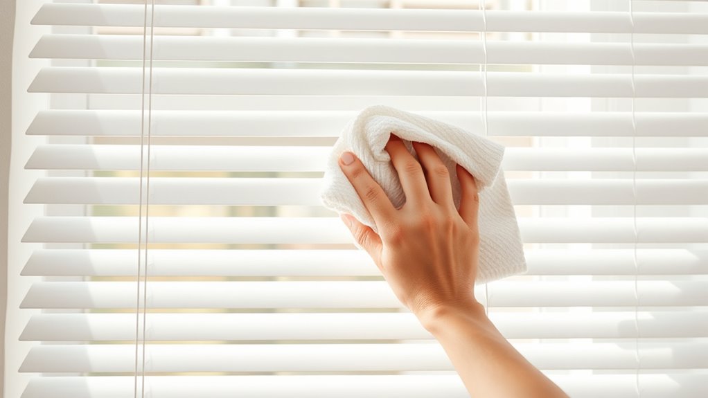 simple blind cleaning method