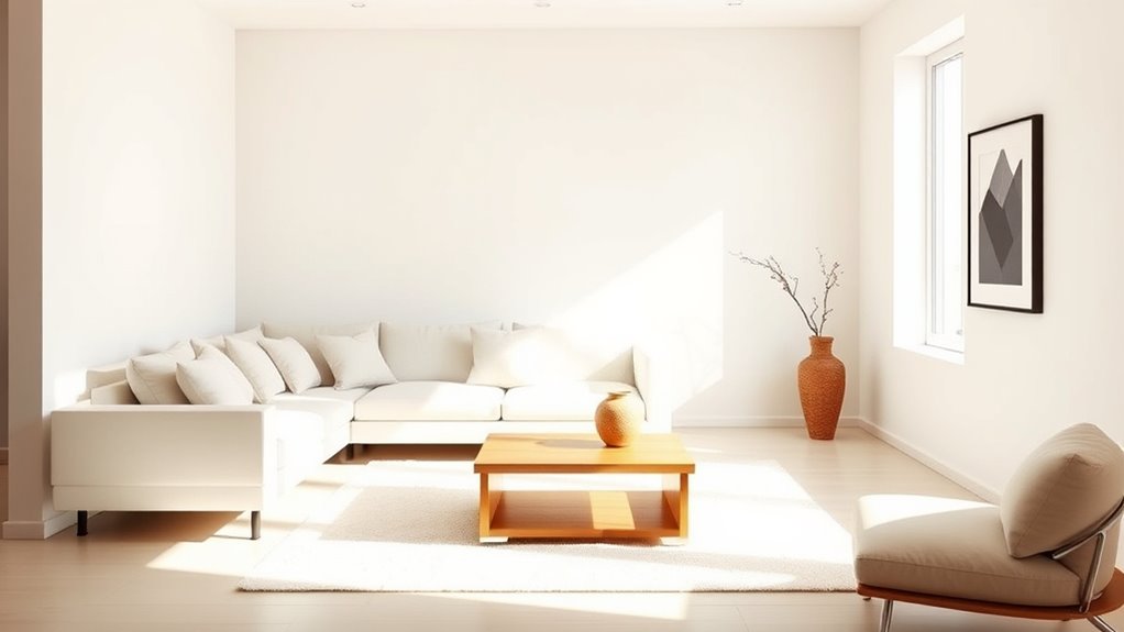 simplicity neutral colors clutter free