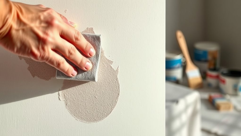 smooth seamless wall repair