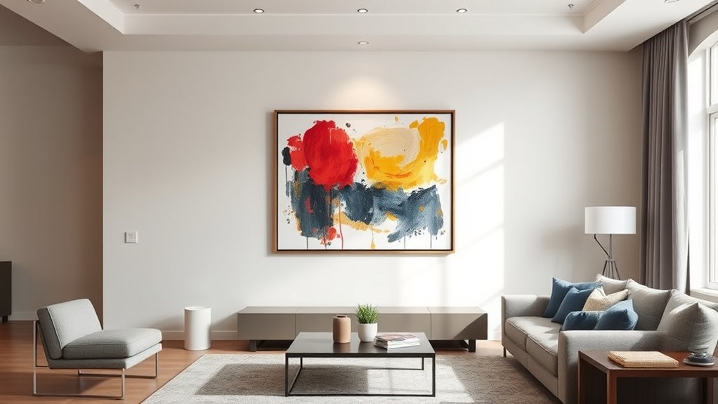 standard art hanging guidelines