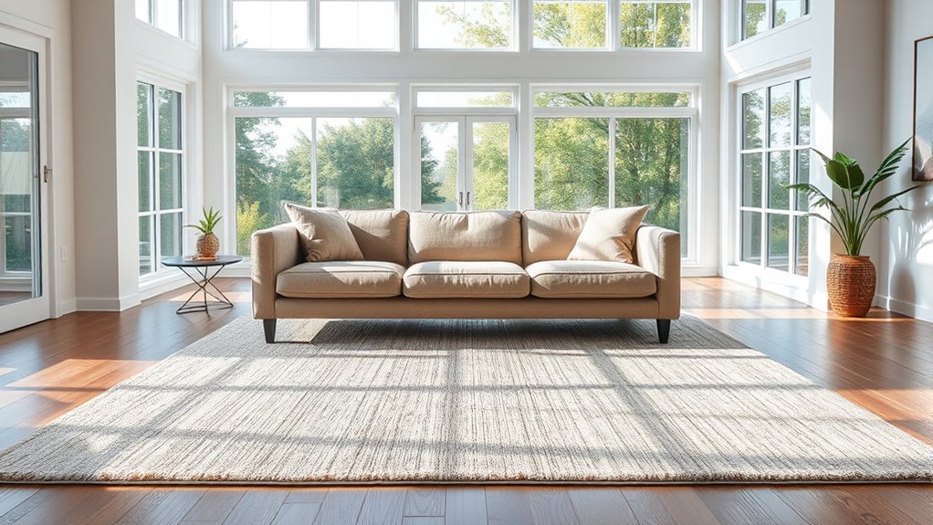 standard living room rug sizes