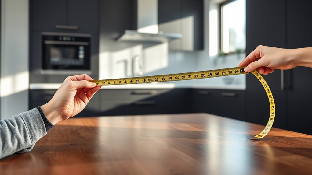 standard table and counter heights
