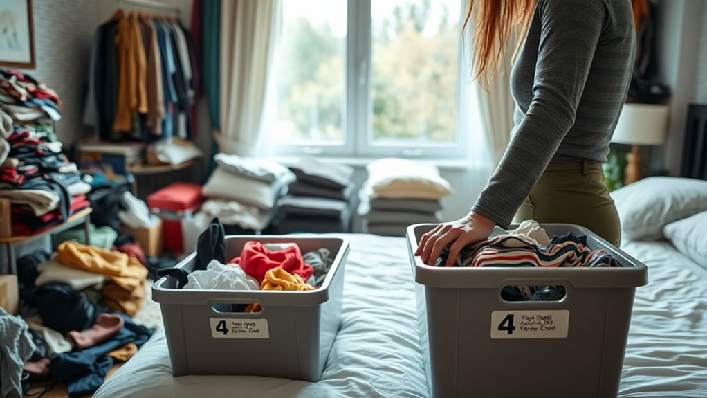 stop moving clutter around