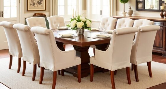 stylish comfortable slipcovered chairs