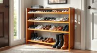 stylish entryway shoe storage