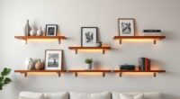 stylish functional wall shelves