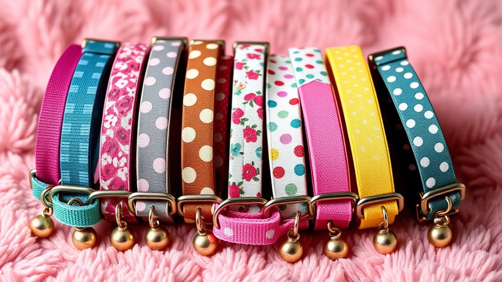stylish safe cat collars