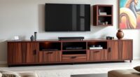 stylish tv stands with storage