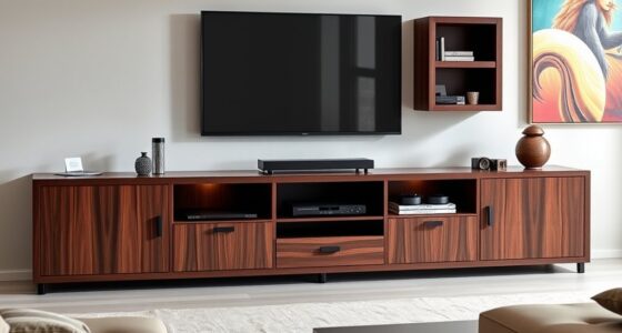 stylish tv stands with storage