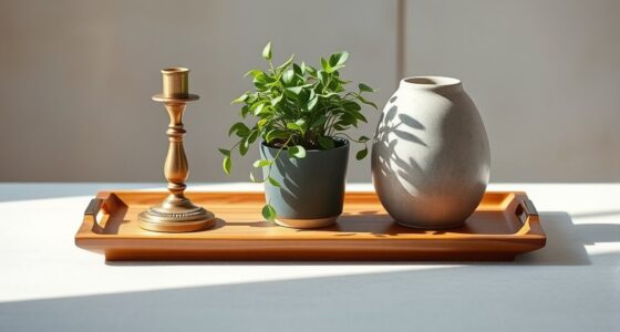 stylists create balanced vignettes