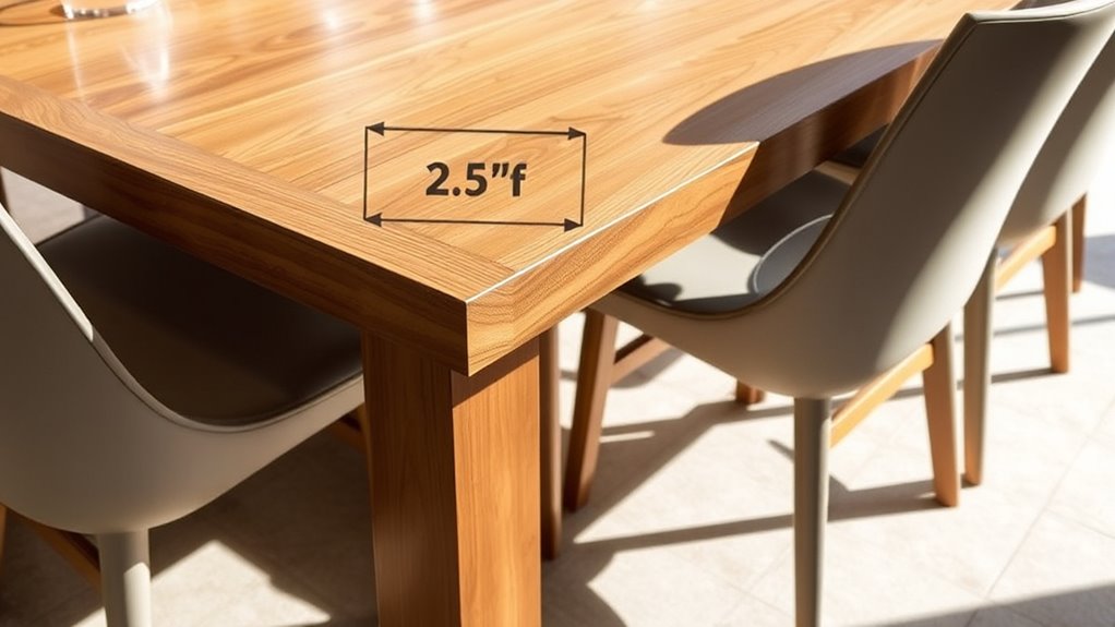 table space and clearance