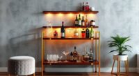 top 15 stylish home bar carts