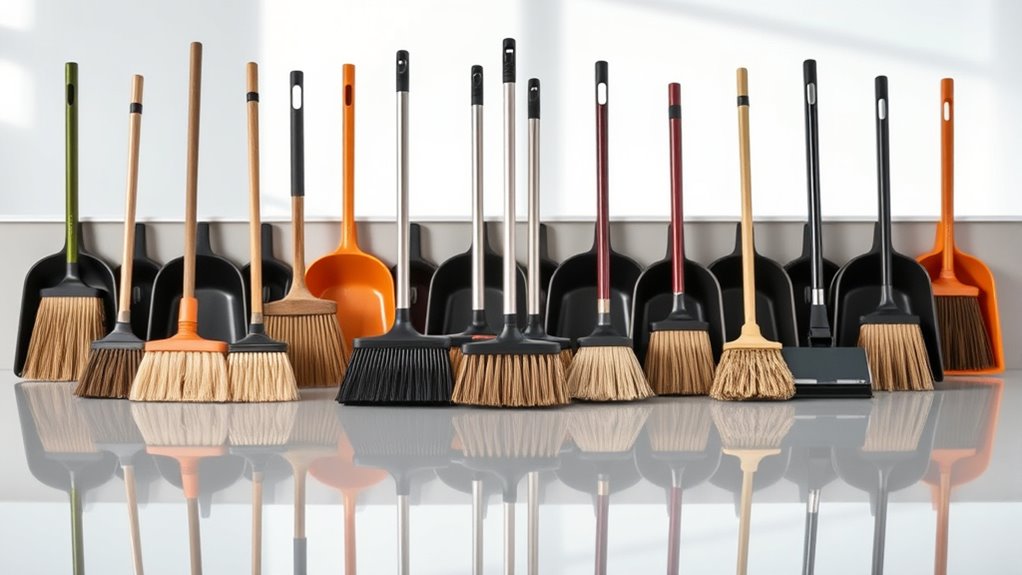 top broom dustpan sets