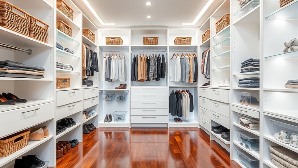 top closet storage solutions