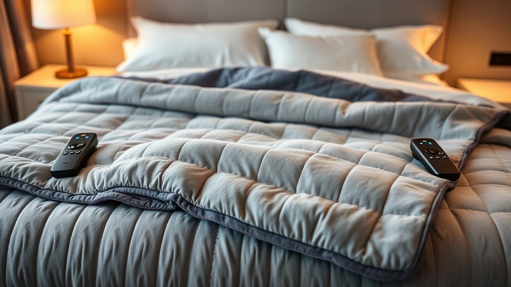 top dual control electric blankets