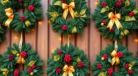 top festive holiday wreaths