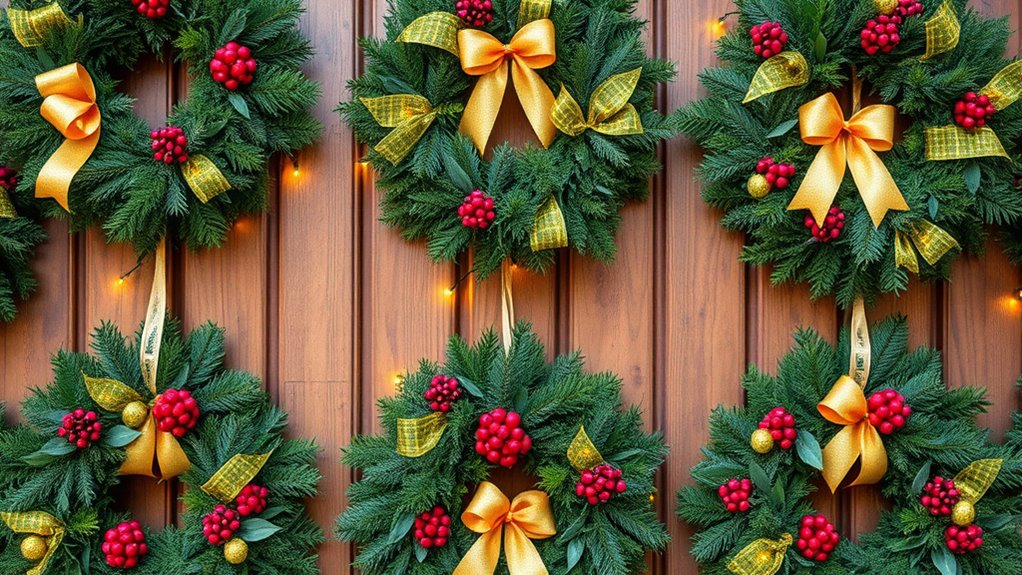 top festive holiday wreaths