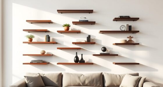 top floating shelf designs