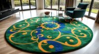 top round rug selections