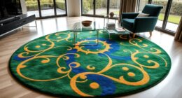 top round rug selections
