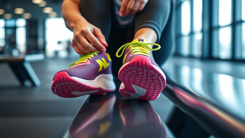 try shoes later in day