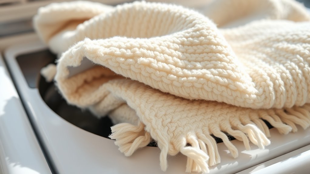 turn inside out before washing