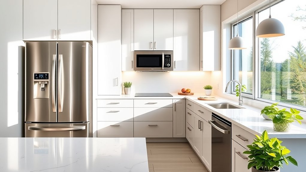 upgrade to energy efficient appliances