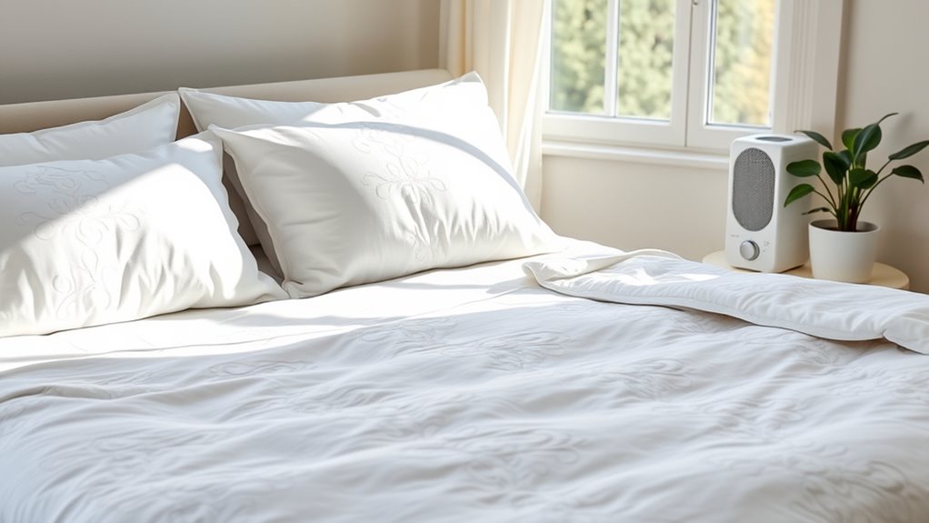 use hypoallergenic bedding regularly