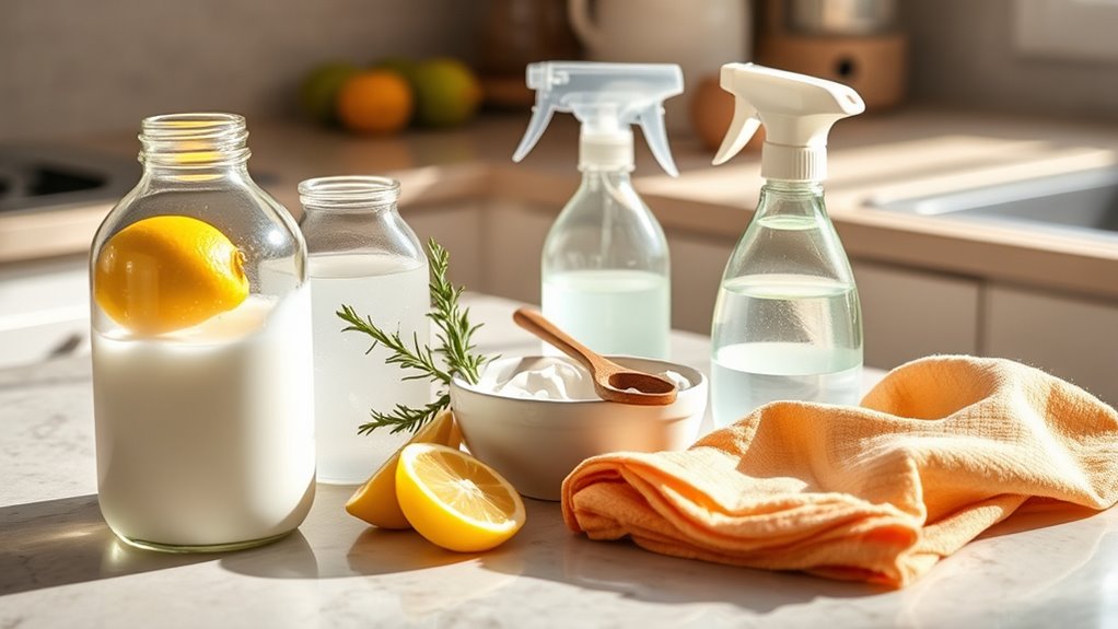 use protective gear and ventilation