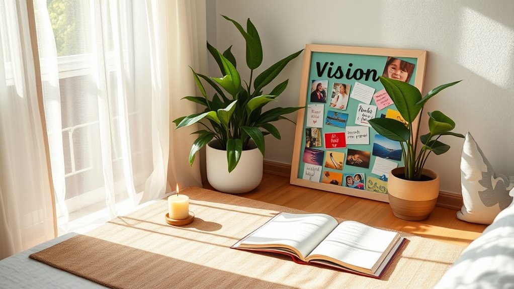 visualize goals and stay motivated