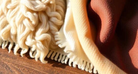 wool cotton acrylic blends