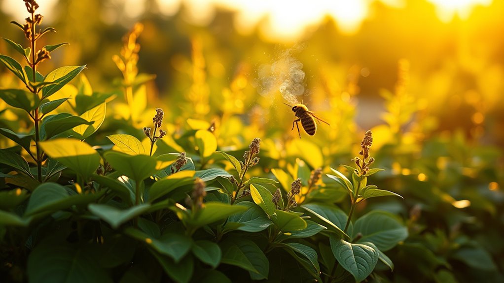yellow lighting deters insects