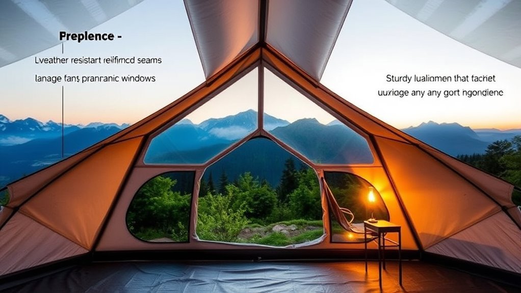 durability waterproofing comfort portability