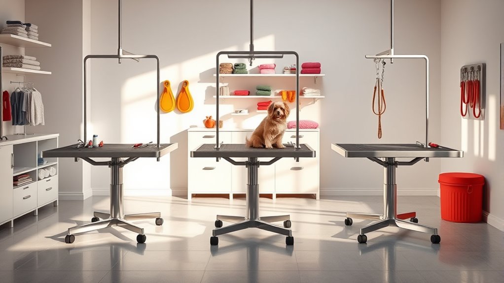 grooming table selection factors