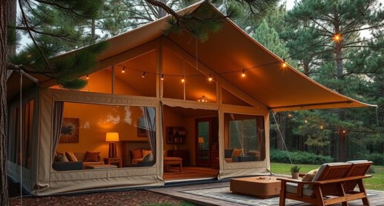 luxury camping tent options