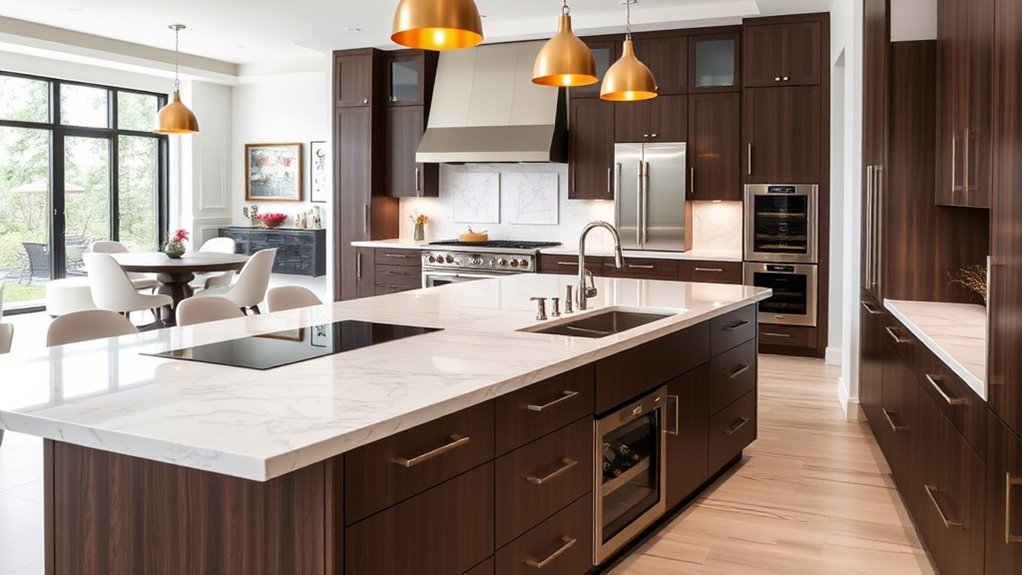 luxury kitchen island selections