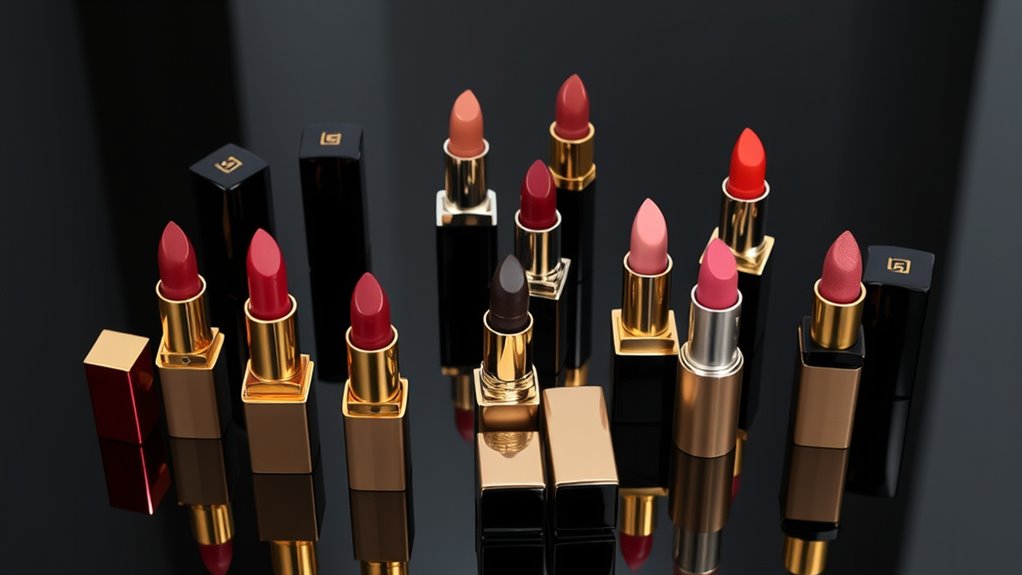 luxury lipstick collection highlights