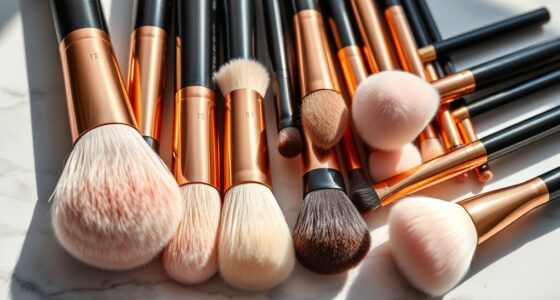 luxury makeup brush collection