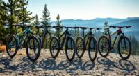 luxury mountain bike selection