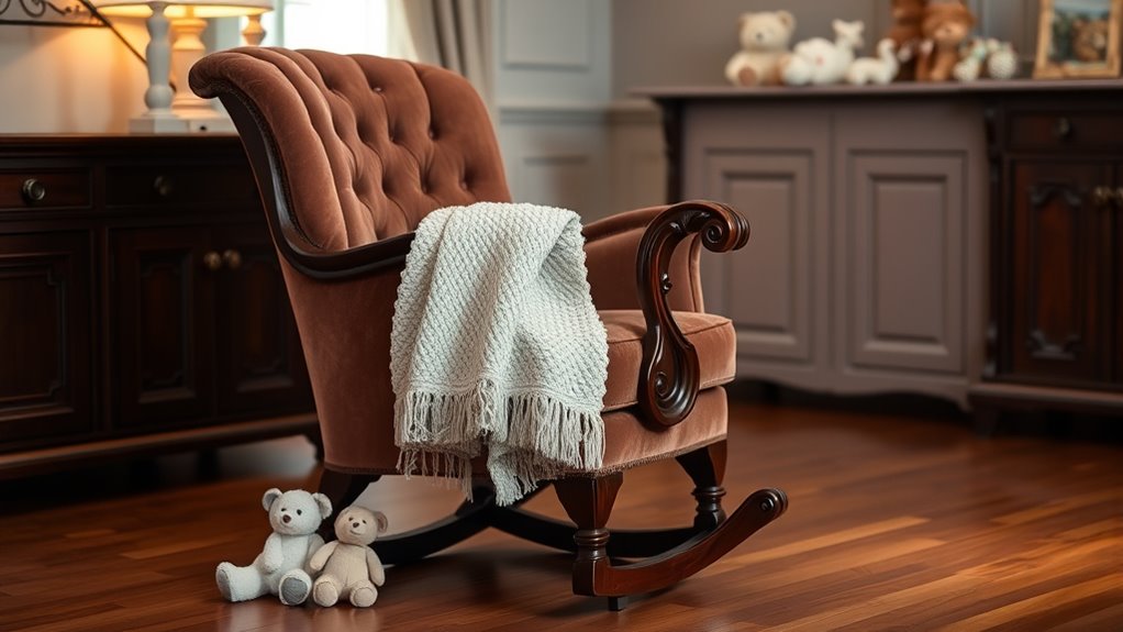 luxury nursery rocking chairs
