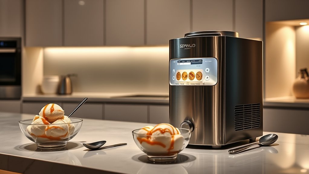 premium ice cream maker features
