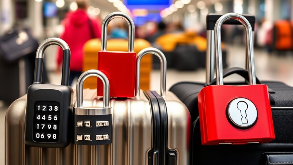secure travel luggage locks